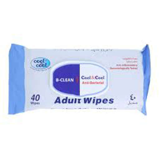 Picture of Cool&cool Adult Wipes 40pcs